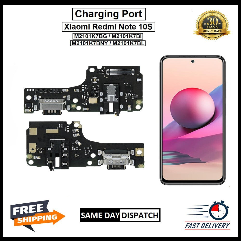 For Xiaomi Redmi Note 10S Charging Port Flex Replacement