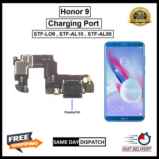 For Huawei Honor 9 STF-L09 USB Replacement Charging Port Board Flex Connector 