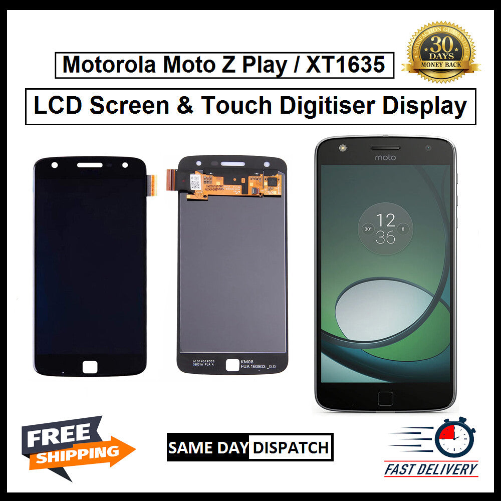 For Motorola Moto Z Play / XT1635 Display Screen Touch Digitizer Replacement LCD
