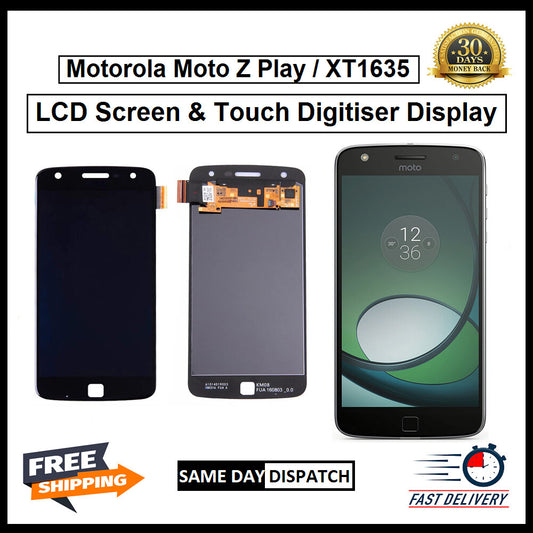 For Motorola Moto Z Play / XT1635 Display Screen Touch Digitizer Replacement LCD