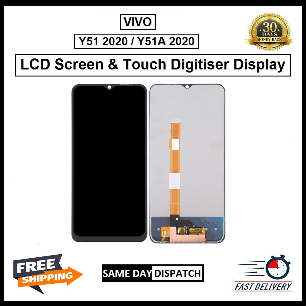 For Vivo Y51 2020 / Y51A 2020  Display Screen Touch Digitizer Replacement LCD