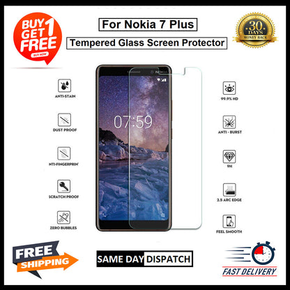 2X For Nokia 2/ 5 /7 Plus /1 Plus / 1.3 /1.4 /2.1 /2.2 Tempered Glass Protector