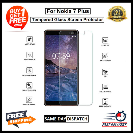 2X For Nokia 2/ 5 /7 Plus /1 Plus / 1.3 /1.4 /2.1 /2.2 Tempered Glass Protector
