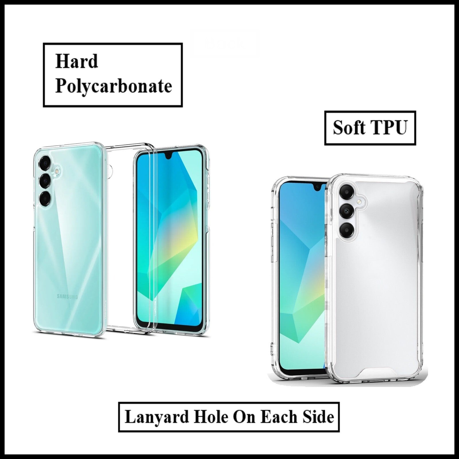 For Samsung Galaxy A05s Slim Clear Shockproof Gel Phone Cover
