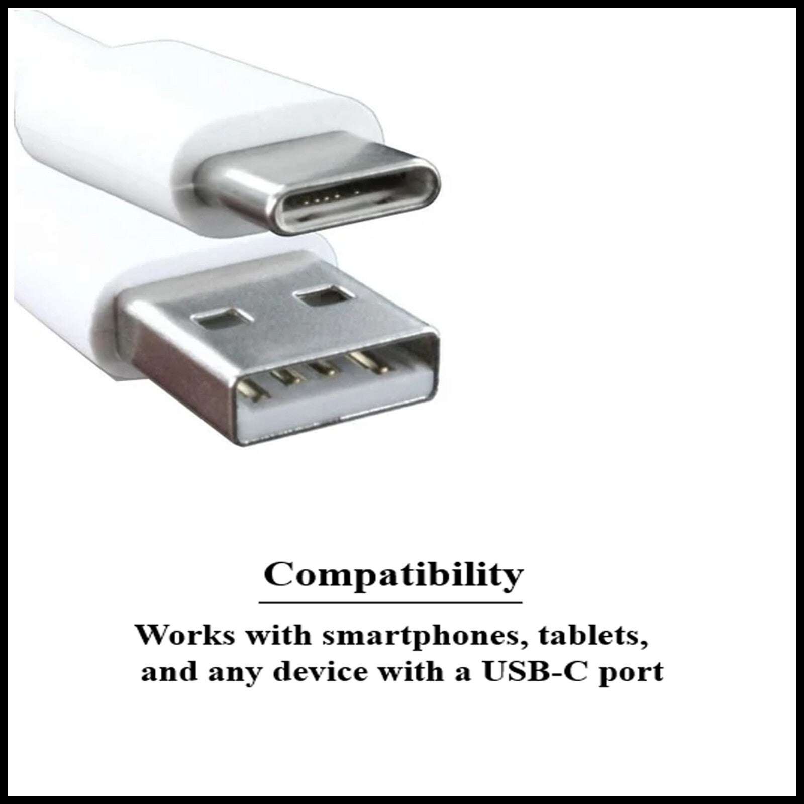 For Budi USB to Type C Fast Charging Cable 3M & For all Mobile Devices