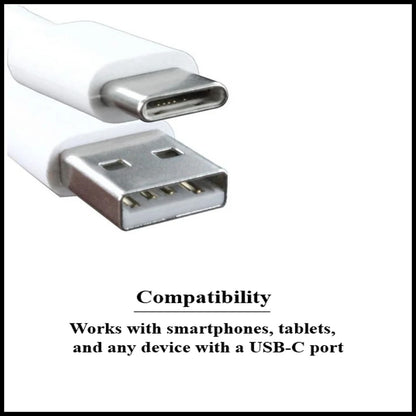 For Budi USB to Type C Fast Charging Cable 3M & For all Mobile Devices
