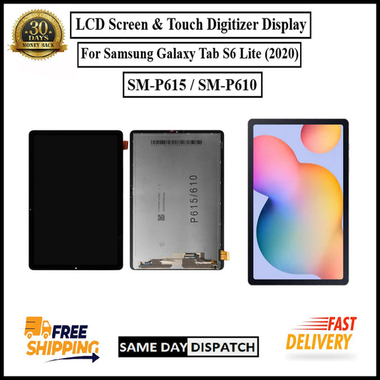 For Samsung Tab S6 Lite 2020 (SM-P615 / P610) LCD Display Screen Touch Digitizer