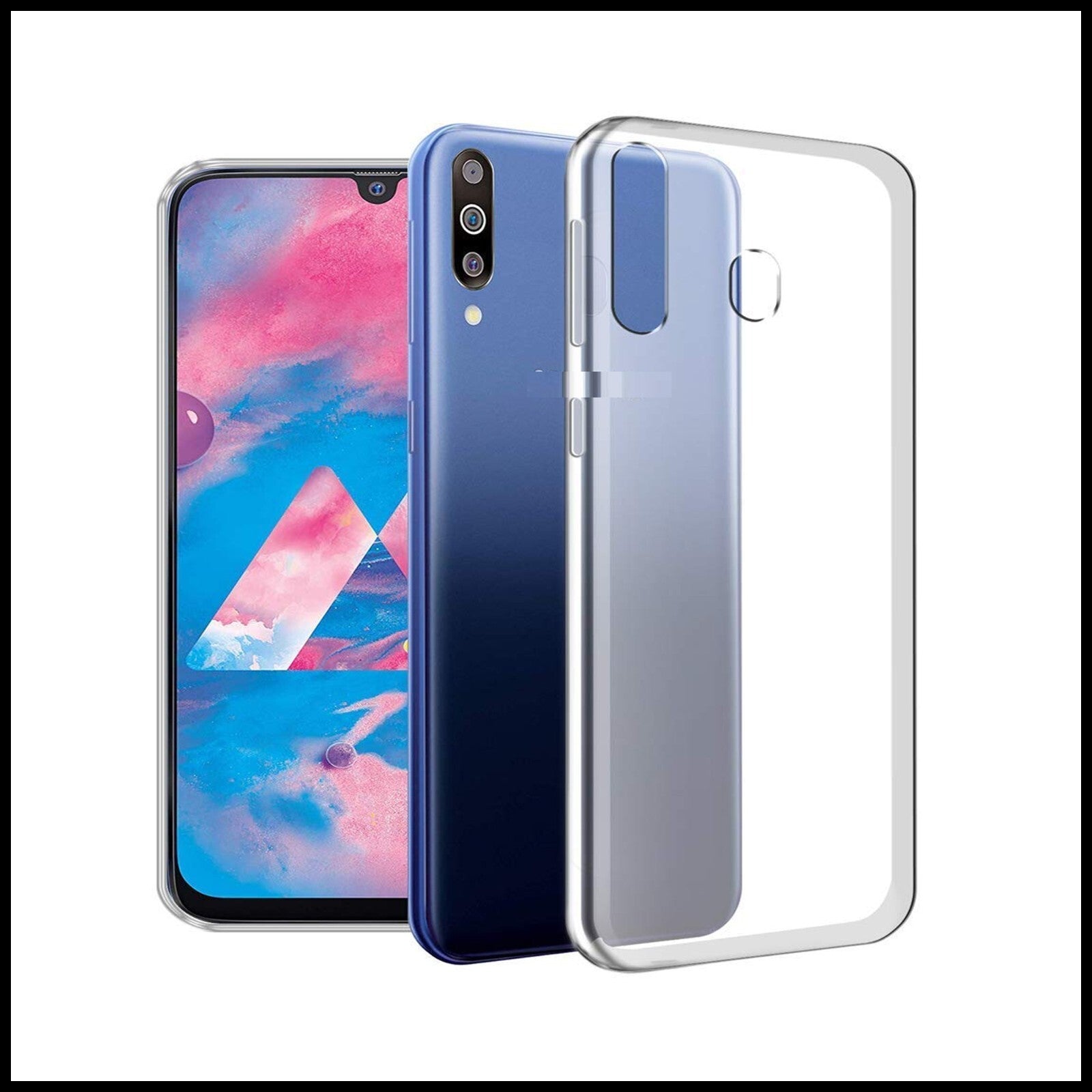 For Samsung Galaxy A20s Slim Clear Shockproof Gel Phone Cover