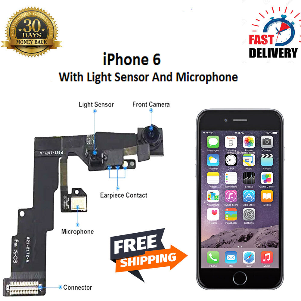 For Genuine iPhone 6G Front Camera Replacement With Proximity Sensor