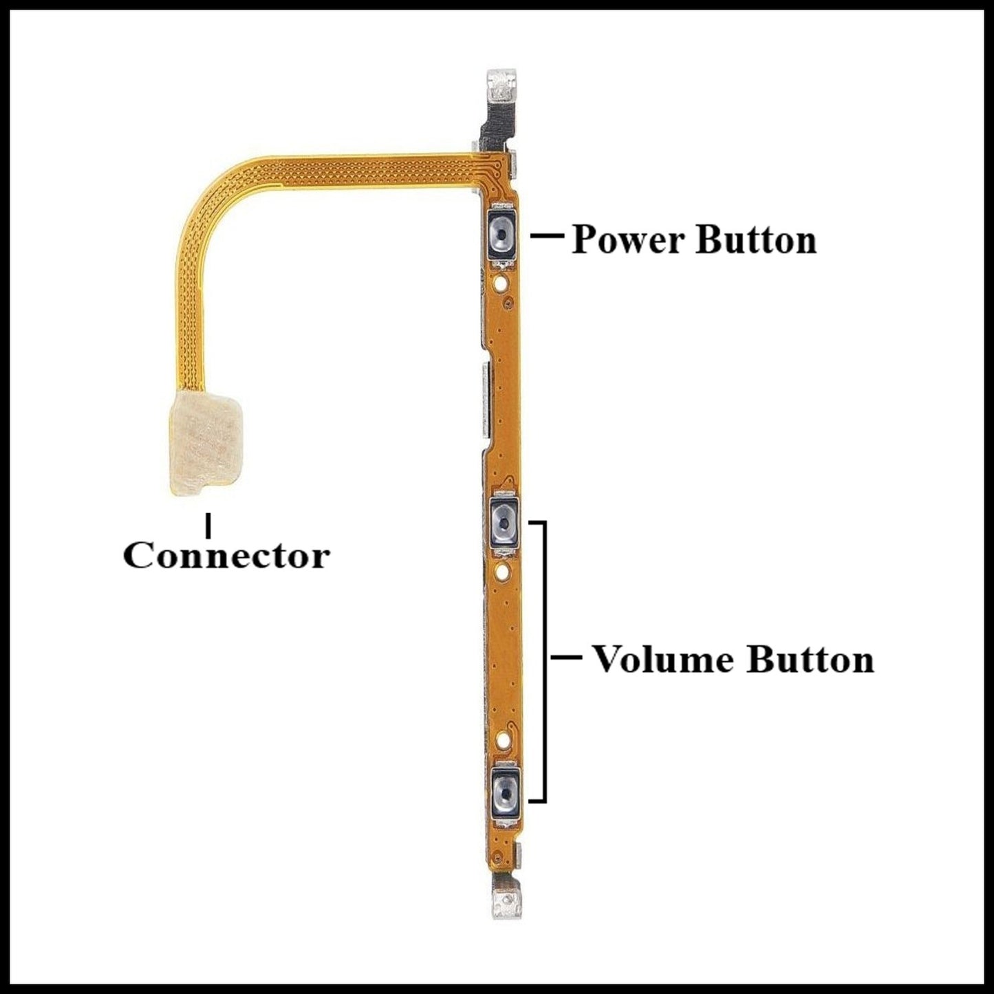 For Samsung Galaxy A9 (2018)SM-A920F Power Cable &Volume Button Flex Replacement