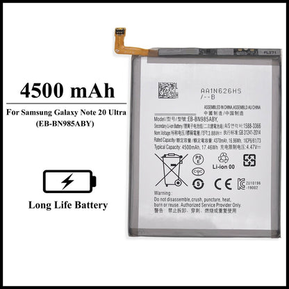 For Samsung Galaxy Note 20 Ultra(SM-N985F) 4500mAh+ Internal Replacement Battery