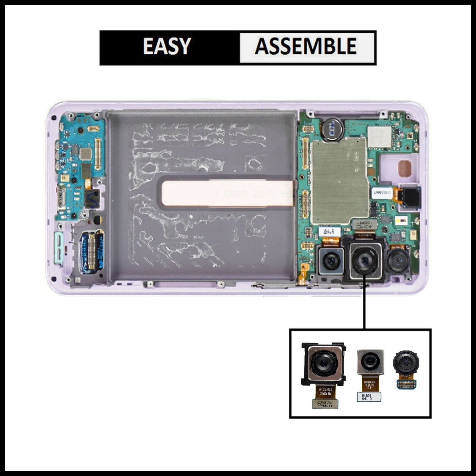 For Samsung Galaxy S21 FE / SM-G990U Genuine Rear (Back) Main Camera Replacement