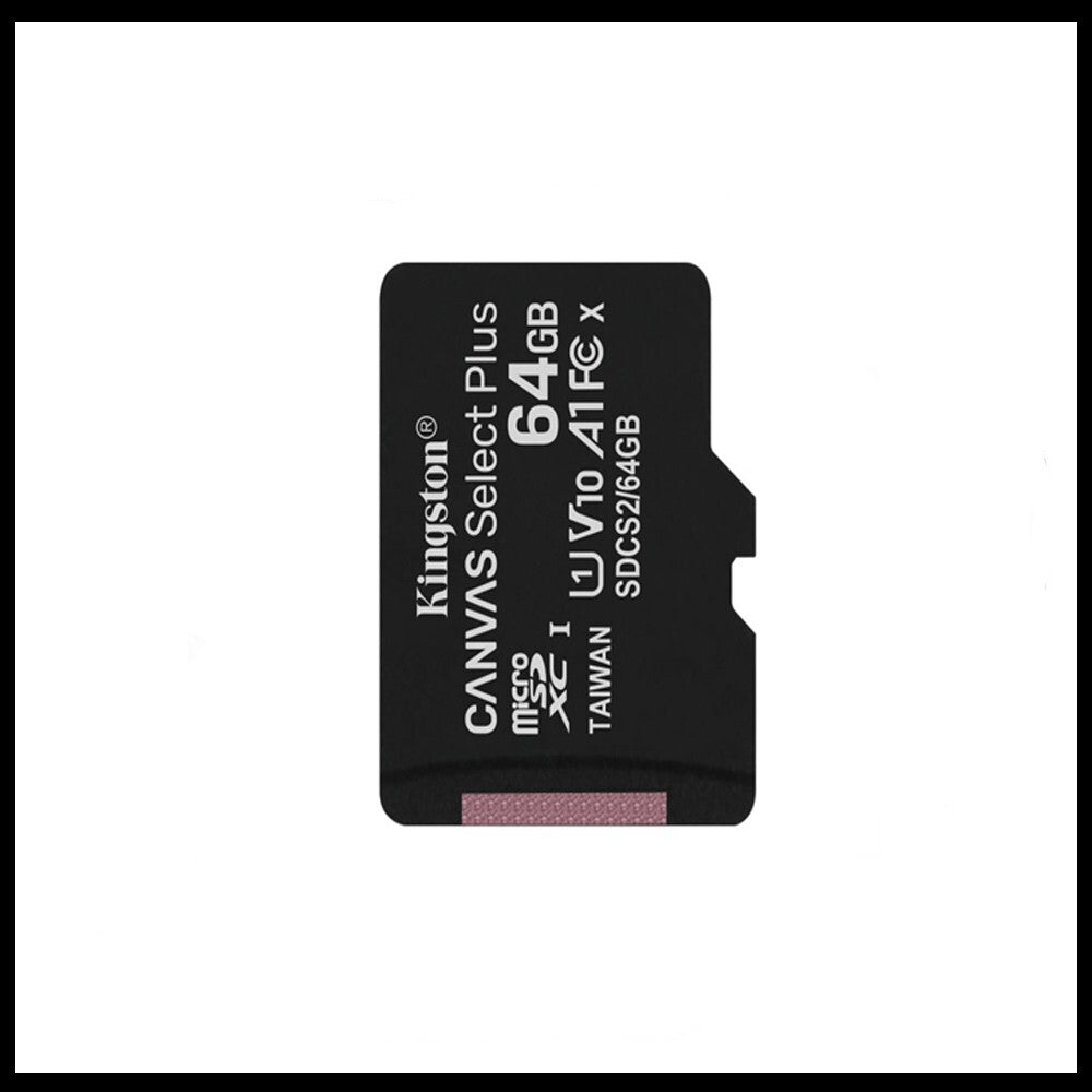 Kingston Micro SD 64 gb Memory Card & Adapter & Class 10 & A1