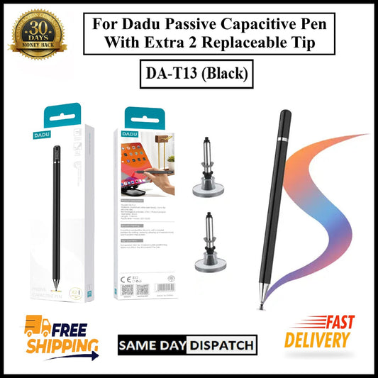 For Dadu Passive Capacitive Stylus Pen With Extra 2 Replaceable Tip