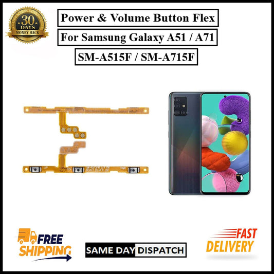 For Samsung Galaxy A51 / A71 Power Flex Cable & Volume Button Flex Replacement