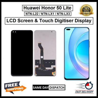 For Huawei Honor 50 Lite NTN- L22 / LX1 / LX3 Display Digitizer Replacement LCD