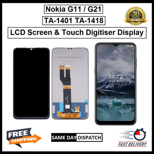 For Nokia G11/G21 TA-1401/TA-1418 LCD Screen Touch Digitizer Replacement display