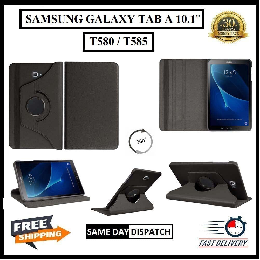 For Samsung Galaxy Tab A 10.1" SM-T580 / T585 360° Rotating Stand Covers