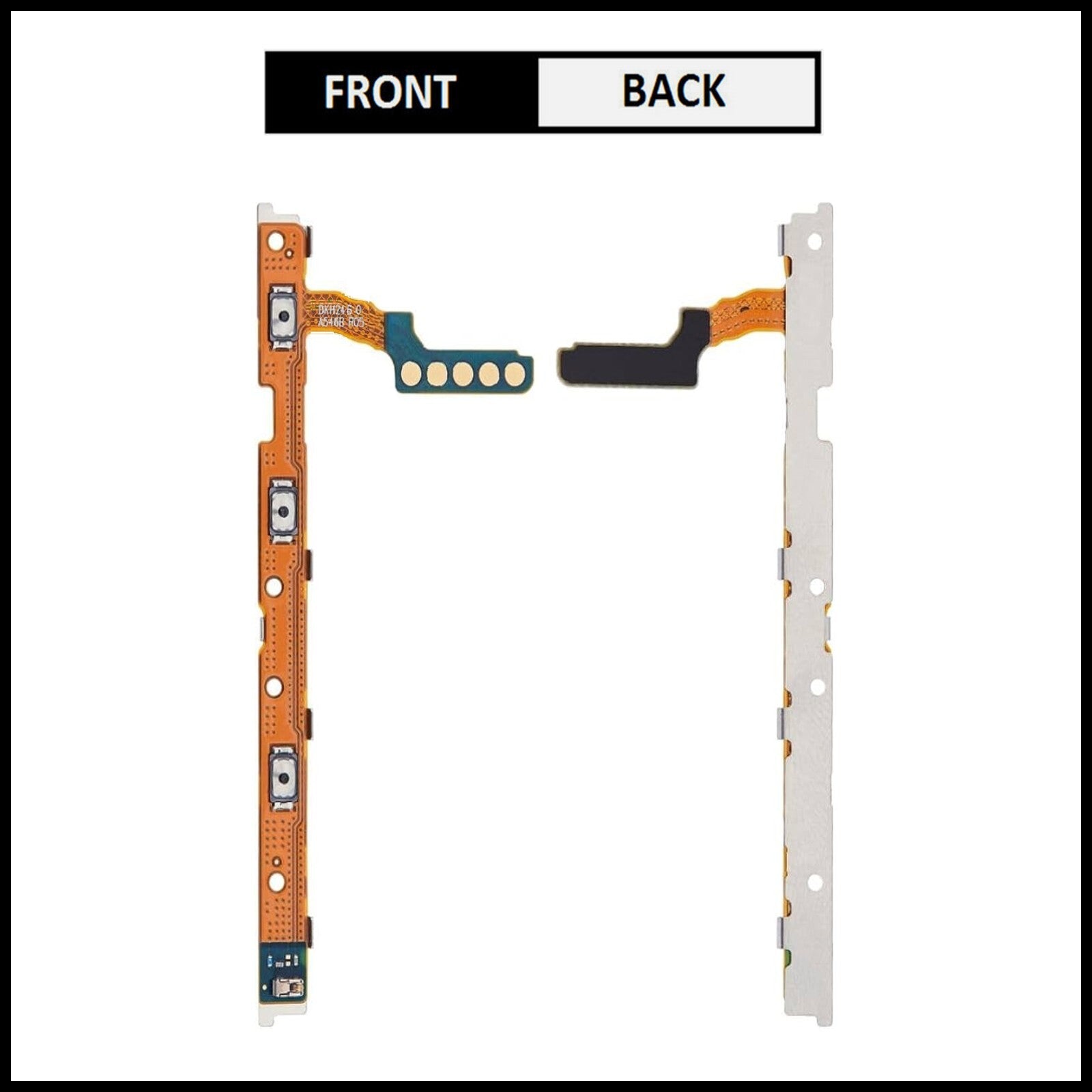 For Samsung Galaxy A34/ A54 5G (A346B/A546U)Power Flex Cable &Volume Button Flex
