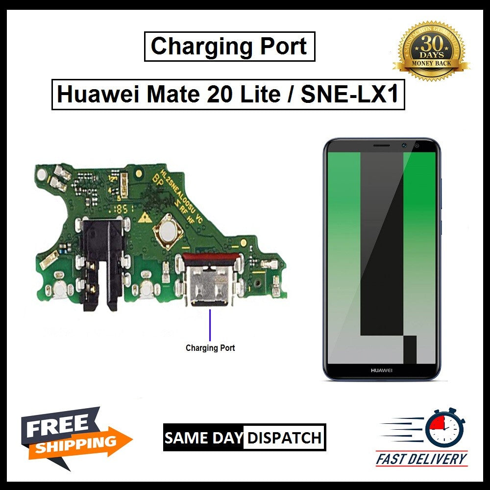 For Huawei Mate 20 Lite HMA-L29 USB Replacement Charging Port Board Flex