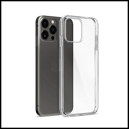 For Apple iPhone 15 Pro Max Slim Clear Shockproof Gel Phone Cover
