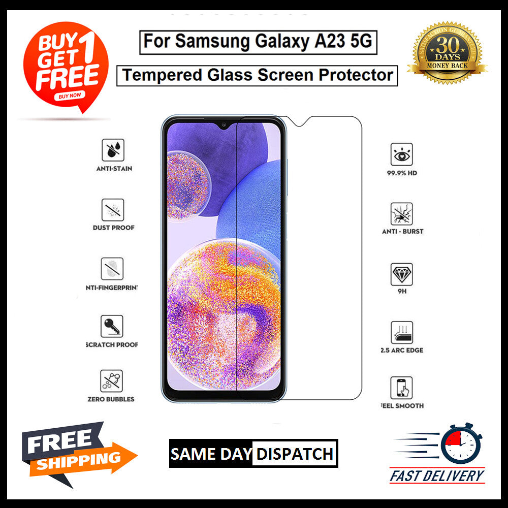 For Samsung Galaxy A03 Core/ A13/ A23/ A33 5G/ A53 5G/ A73 5G Tempered Protector