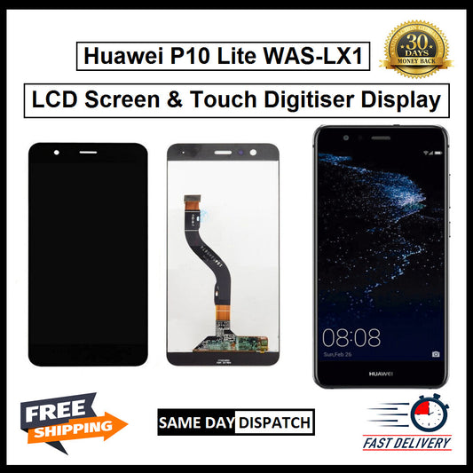 For Huawei P10 Lite WAS-LX1 Display Screen Touch Digitizer Replacement LCD