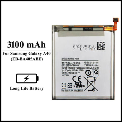 For Samsung Galaxy A40 / ( SM-A405F ) 3100mAh+ Internal Replacement Battery