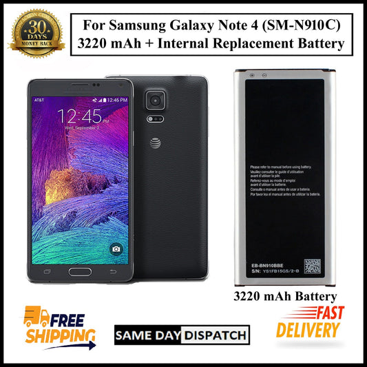 For Samsung Galaxy Note 4 ( SM-N910S ) 3220mAh+ Internal Replacement Battery