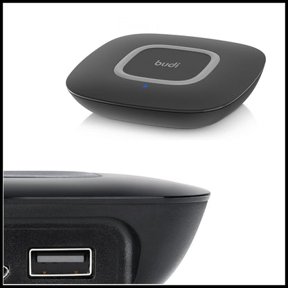 For Budi Wireless Charger Fast Charging Pad 15W/10W/7.5W/5W With Dual USB Ports
