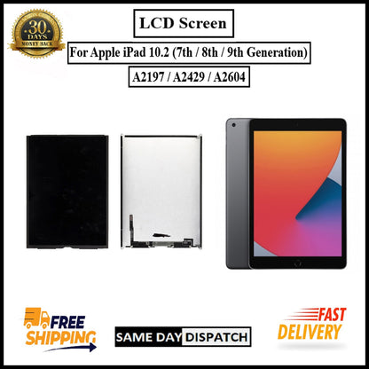 For Apple iPad 10.2 ( 7th /8th /9th Gen ) A2197 /A2429 /A2604 LCD Screen Display
