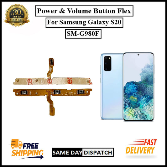 For Samsung Galaxy S20  G980F Power Flex Cable & Volume Button Flex Replacement
