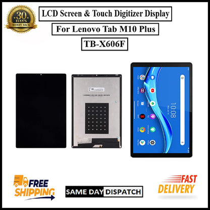 For Lenovo Tab M10 Plus TB-X606F LCD Display Screen Touch Digitizer Replacement