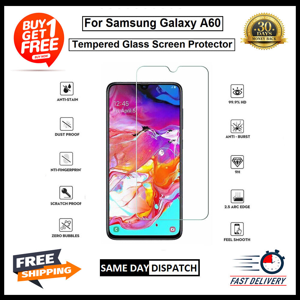 For Samsung A10/A20/A30/A40/A50/A60/A70/A80/A90 5G Tempered Glass Protector