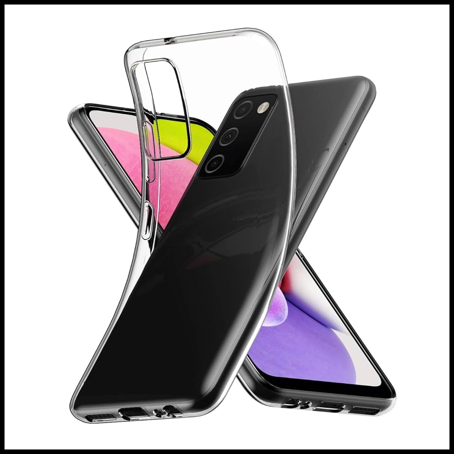 For Samsung Galaxy A03s Slim Clear Shockproof Gel Phone Cover