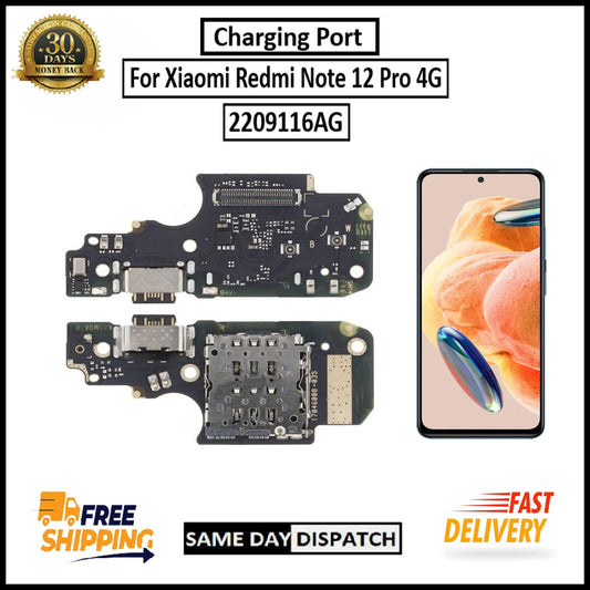 For Xiaomi Redmi Note 12 Pro 4G Charging Port Flex Replacement