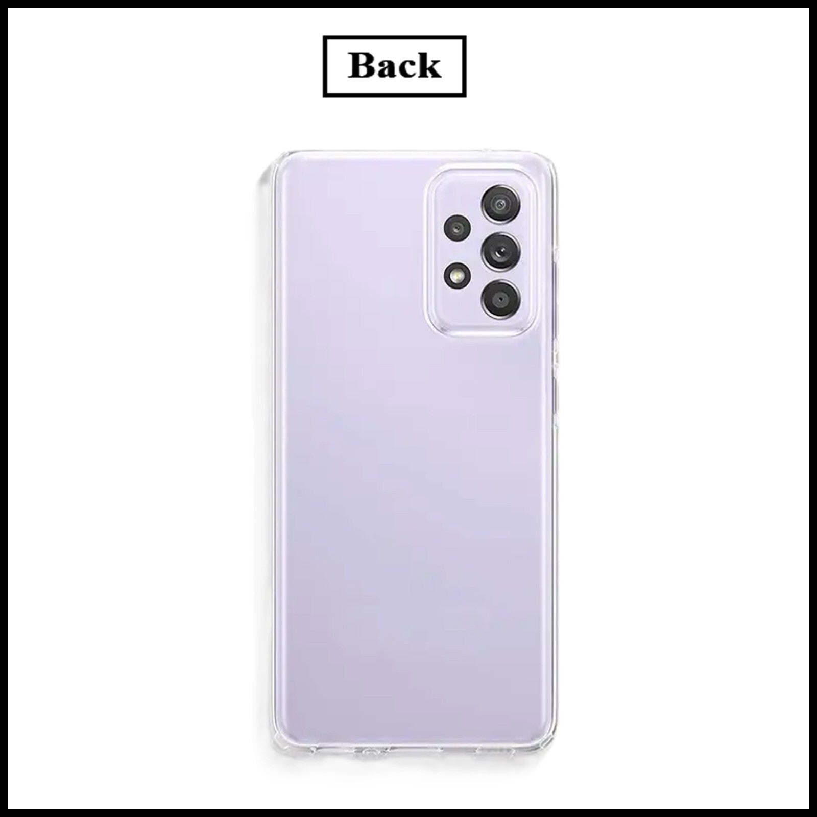 For Samsung Galaxy A52 Slim Clear Shockproof Gel Phone Cover