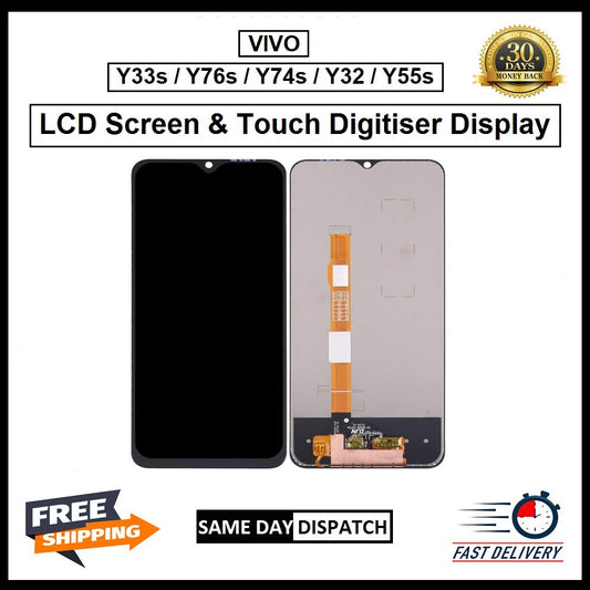 For Vivo Y33s/Y76s/Y74s/Y32/Y55s Display Screen Touch Digitizer Replacement  LCD