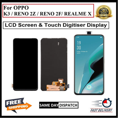For Oppo K3 / RENO 2Z/ RENO 2F / REALME X LCD  Screen Touch Replacement