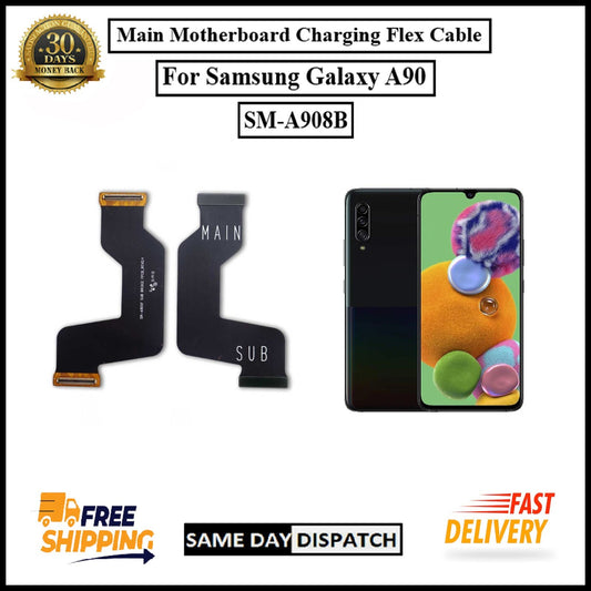 For Samsung Galaxy A90/SM-A908B Main Motherboard Charging Flex Cable Replacement