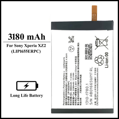 For Sony Xperia XZ2 LIP1655ERPC/H8266,H8216,H8296,H8276(3180mAh)Internal Battery