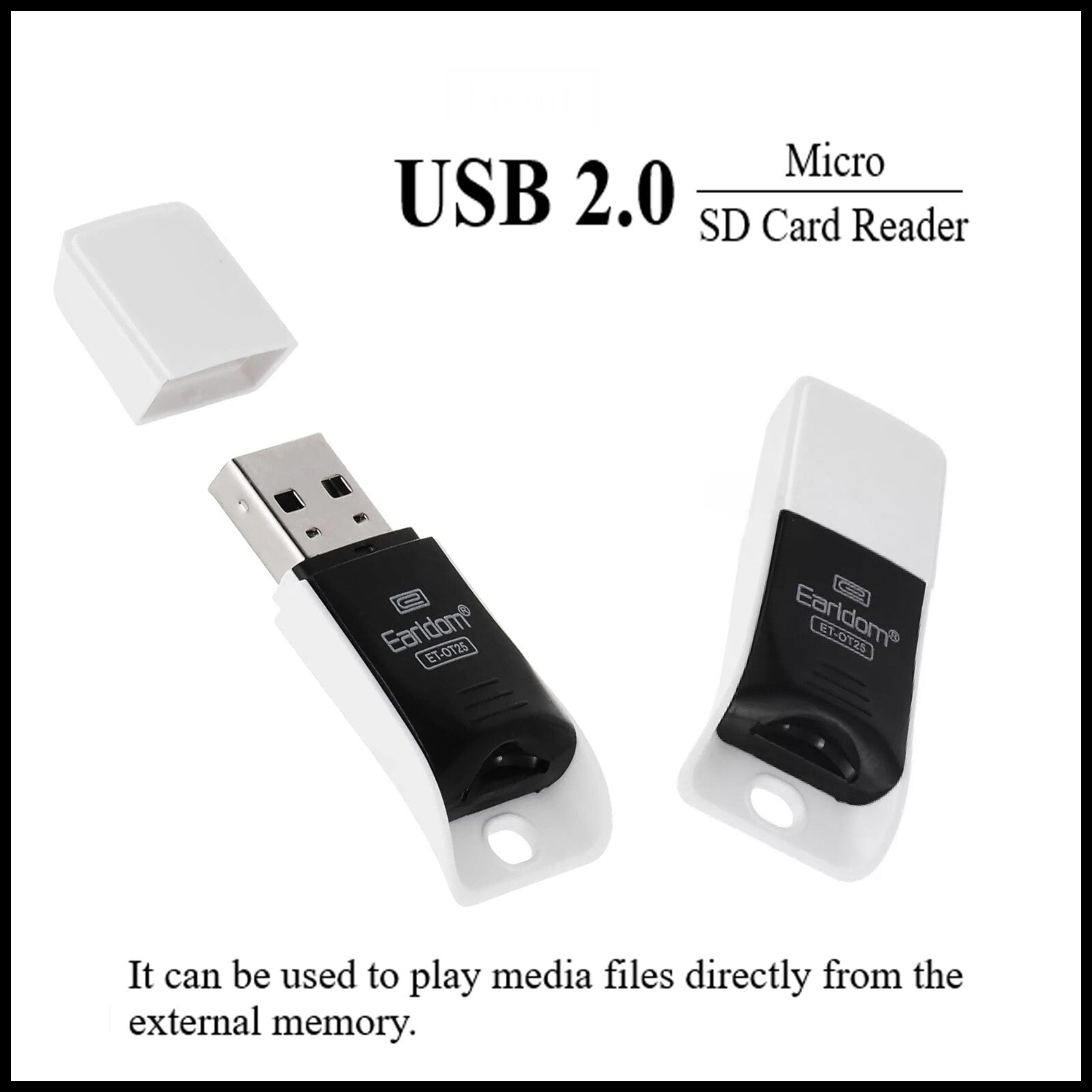 For Earldom ET-OT25  USB 2.0 Micro SD Card Reader-TF Card Adapter for Android,PC