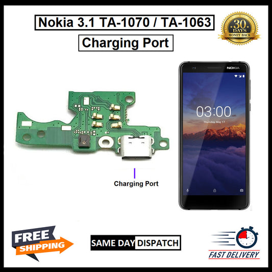 For Nokia 3.1 ( TA-1070/ 1063 ) Micro Charging Port Board Connector Replacement