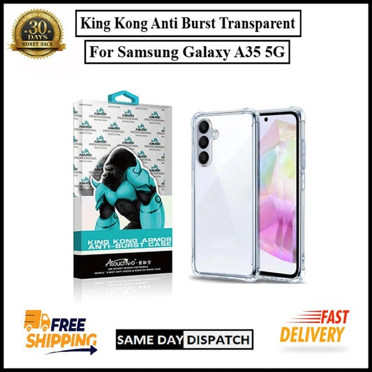 For Samsung Galaxy A35 5G King Kong Anti Burst & Silicon Shockproof Case Cover