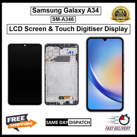 For Samsung Galaxy A34 5G / SM-A346B OLED Display Screen Replacement LCD