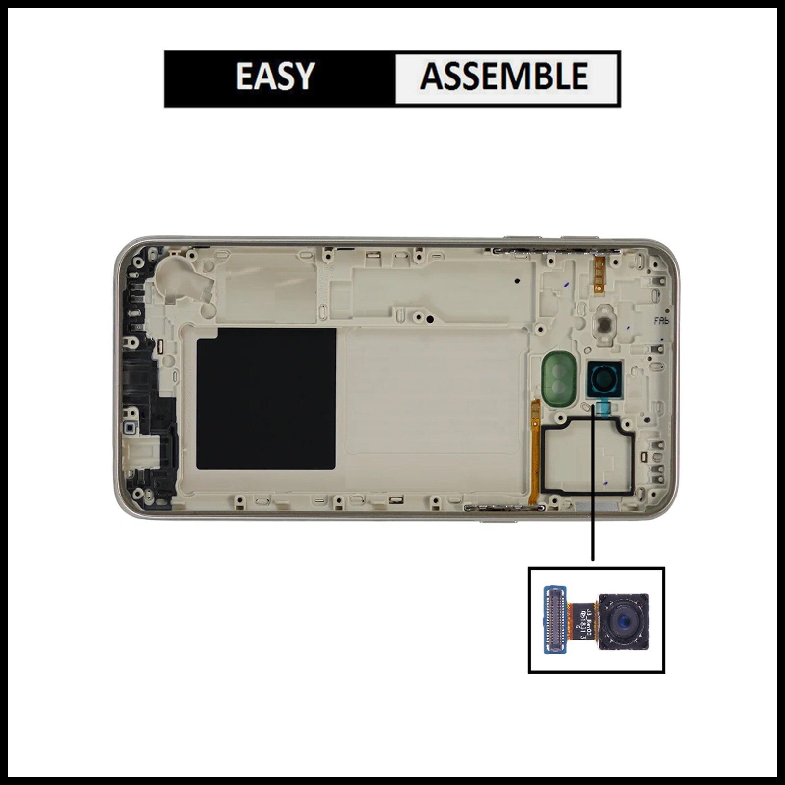 For Samsung Galaxy J6(2018)/SM-J600G Genuine Rear (Back) Main Camera Replacement