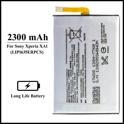 For Sony Xperia XA1 (LIP1635ERPCS) 2300mAh+ Internal Replacement Battery