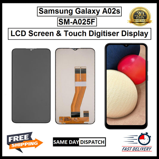 For Samsung Galaxy A02s / SM- A025F LCD Display Touch Digitizer Replacement