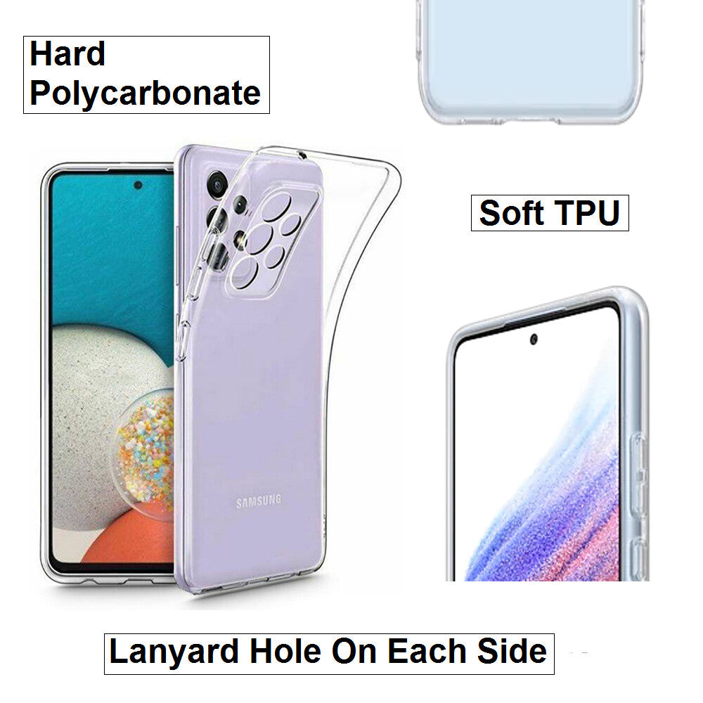 For Samsung Galaxy A53 5G 2022 Slim Clear Shockproof Gel Phone Cover