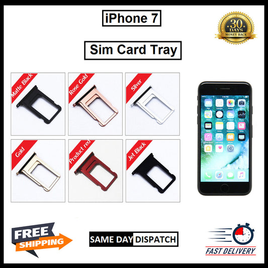 NEW REPLACEMENT FOR iPHONE 7 SIM TRAY SIM HOLDER SIM SLOT